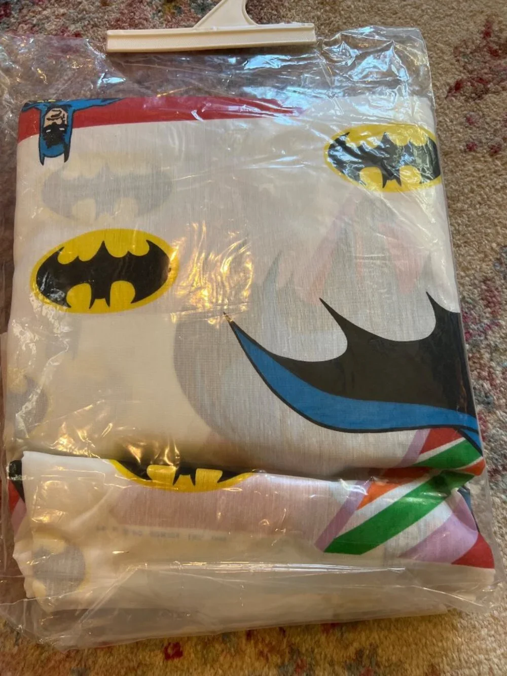 Batman Dreamstyles 48 x 63 curtains New in Pkg 1989 Vintage